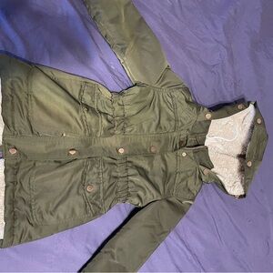 SO Kids Green Hooded Winter jacket